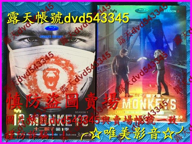 《未來總動員/12猴子/十二猴子/12 Monkeys 第1-4季》(全新盒裝D9版12DVD)☆唯美影音☆2018