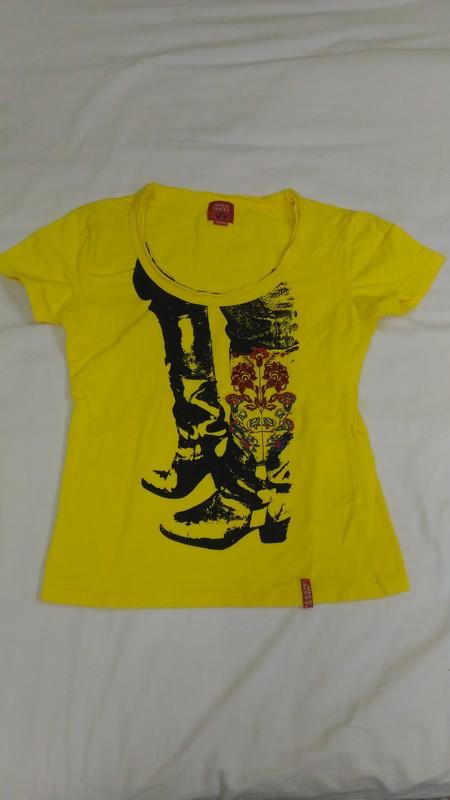 西班牙名牌   MISS SIXTV   新潮 T 恤   /  鮮黃色