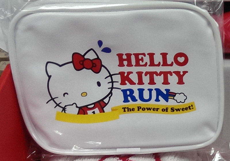 情人節 禮物【交換全新】Hello Kitty Run 限量路跑商品 路跑 小包包 後面可穿入帶子