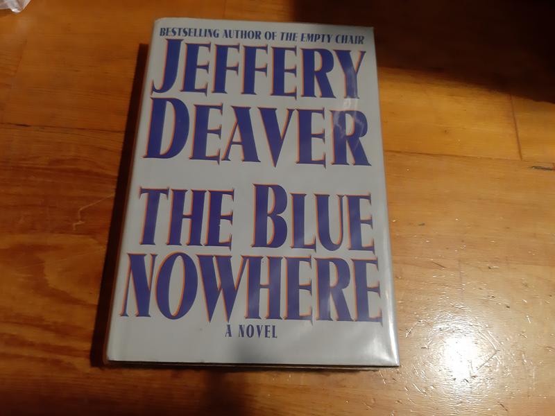 精裝原文書【The Blue Nowher藍色駭客】作者：Jeffery Deaver 傑佛瑞．迪佛