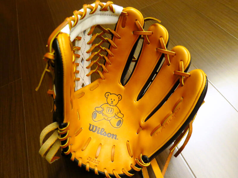 圓圓小舖}全新日本製WILSON STAFF order威爾森熊棒壘球手套特別訂做訂