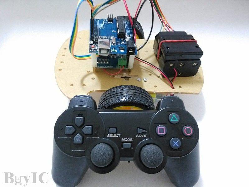 (缺貨)KSRobot KSR019 Arduino版 PS2 遙控自走車/智能車