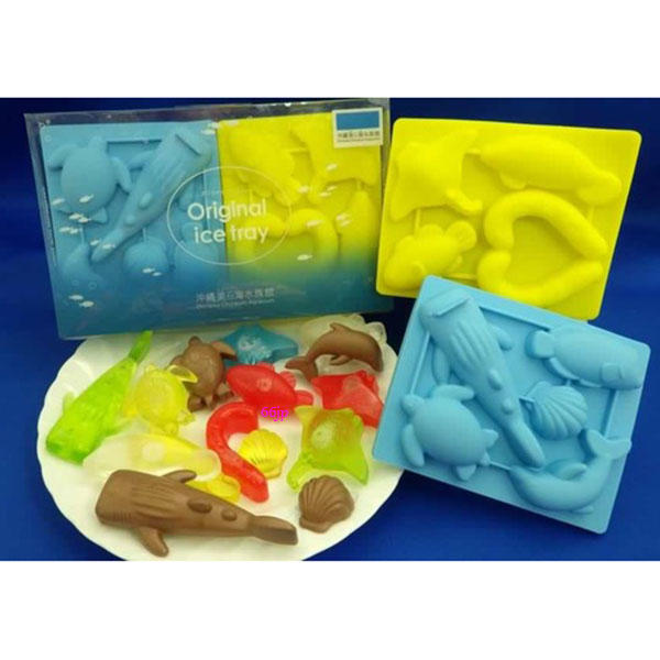 沖縄 美麗海水族館　海洋生物 製冰盒 模具　可做冰塊 巧克力 果凍 可微波 手工皂 日本空運~小太陽日本精品