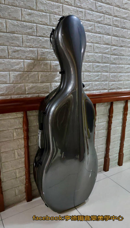 {亨德爾音樂-安畝提琴工作室}台灣amunu大提琴盒 CARBON CASE -黑色碳纖格紋.-gewa bam同品質
