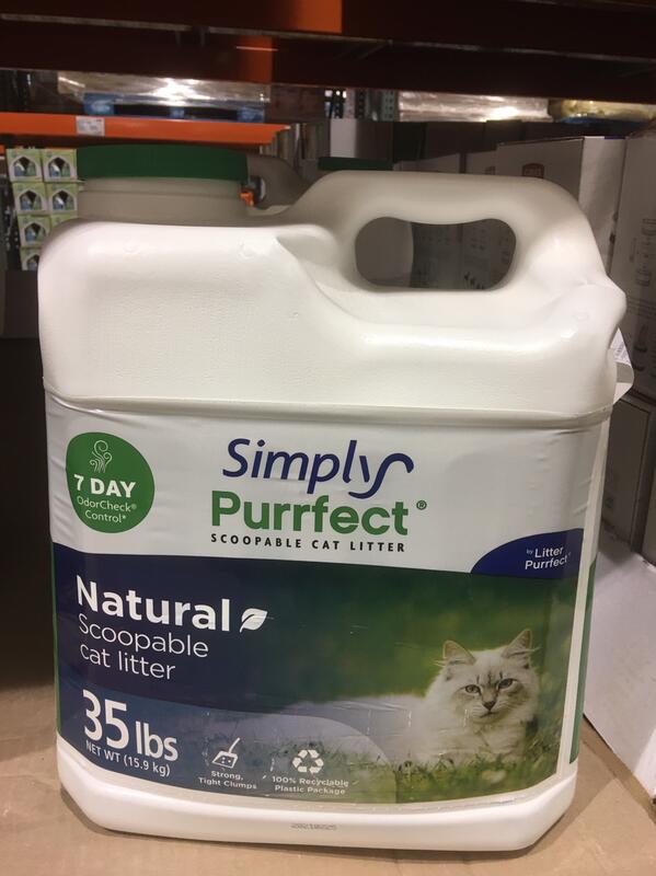 Costco simply hotsell purrfect cat litter