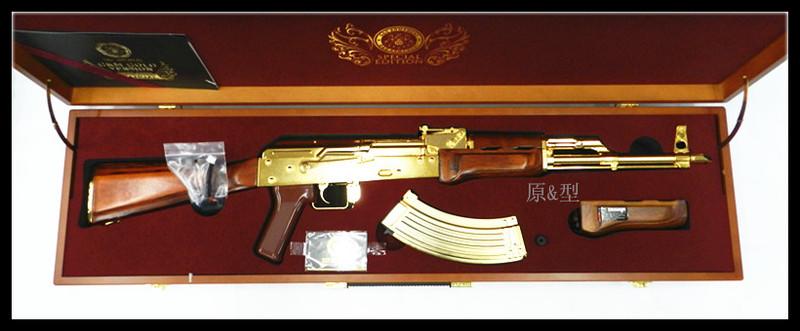 【原型軍品】全新 II 限量 免運 黃金版 怪怪 G&G AK GKM 全金屬電動槍 電槍 AEG 附木盒