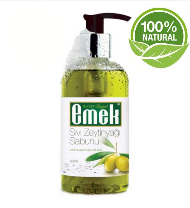 土耳其 EMEK 橄欖液體皂 250 ml -100%天然橄欖油製成 洗臉沐浴適用