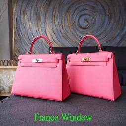 Hermes Birkin 25 Handbag CC10 Craie And 8W Rose Azalee Epsom GHW