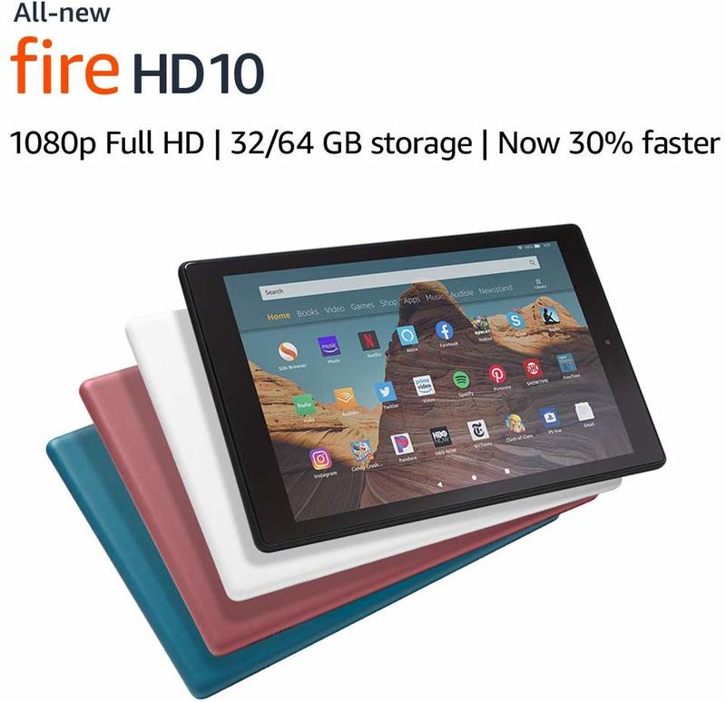 亞馬遜水獺先生 Amazon Fire HD 10 Tablet 32G 九代 粽色 廣告版 全新未拆 Kindle