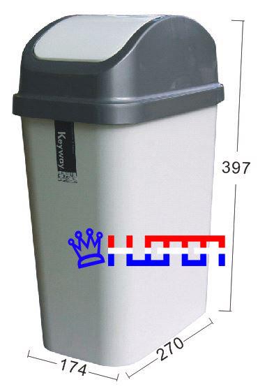 HuGaGa 收納館™『KEYWAY CV310天使垃圾桶』多件享優惠 聯府 垃圾筒 資源回收 雜物筒 車用 10L