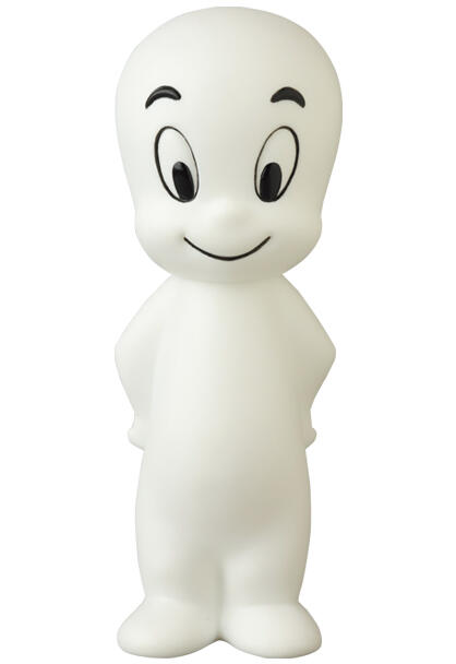 MEDICOM TOY VCD 系列《鬼馬小精靈》 CASPER 卡士柏軟膠人偶已拆展