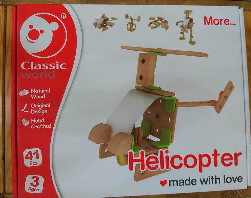 classic world 德國經典木玩客來喜機器人飛機組(41PCS)