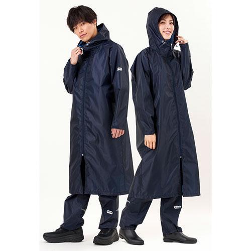 ˙ＴＯＭＡＴＯ生活雜鋪˙日本進口雜貨人氣OUTDOOR 男女兼用長版輕量雨衣附收納袋(預購)