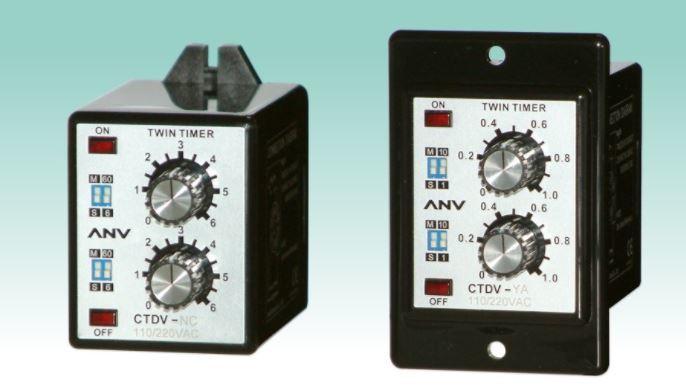 ANV CTDV-NA多段雙調調型限時繼電器 110V/220V 1S/10S/1M/10 M (不含底座)