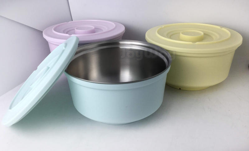THERMOS 膳魔師 不鏽鋼兩用粉彩隔溫碗 1.05L(A-DBOWL)不鏽鋼多功能隔熱碗 湯碗 泡麵碗 餐盒