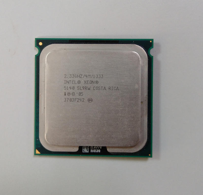 Intel Xeon 處理器 5140 4M 快取記憶體 2.33 GHz 1333 MHz 前端匯流排