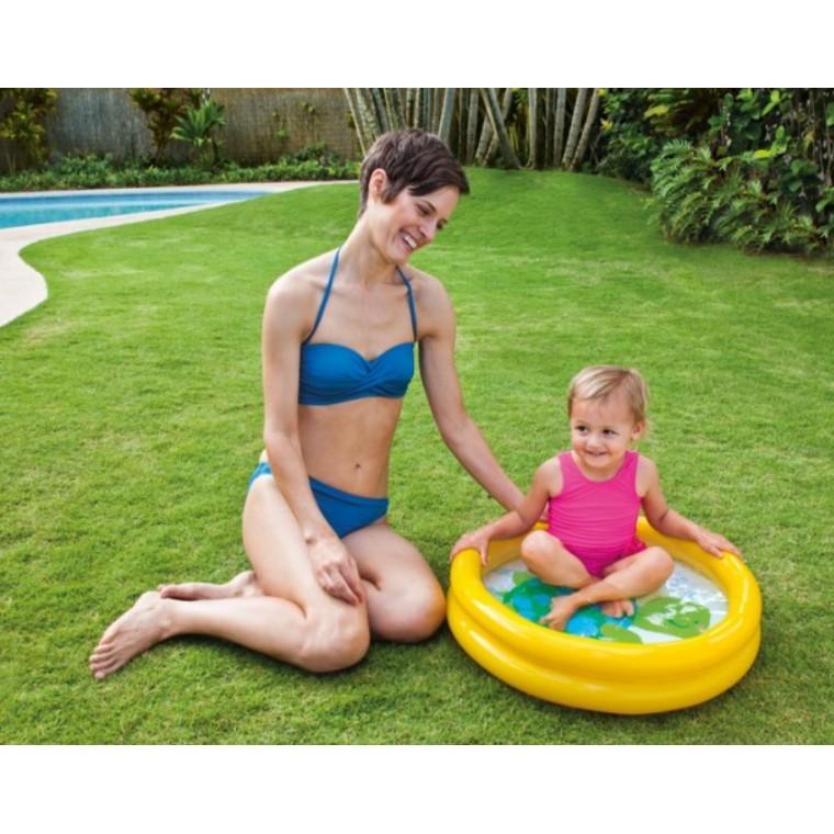 INTEX 59409 雙層嬰兒泳池 球池 戲水池 寶寶充氣游泳池 洗澡水盆 61*15cm