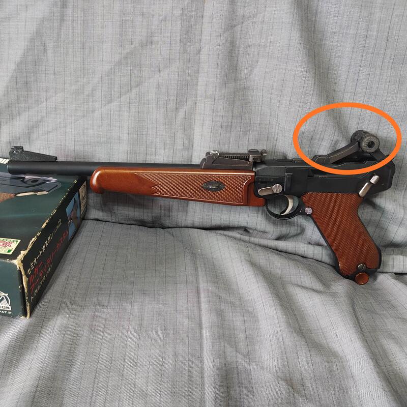 LUGER ARTILLERY CUSTOM セミオートガスガン