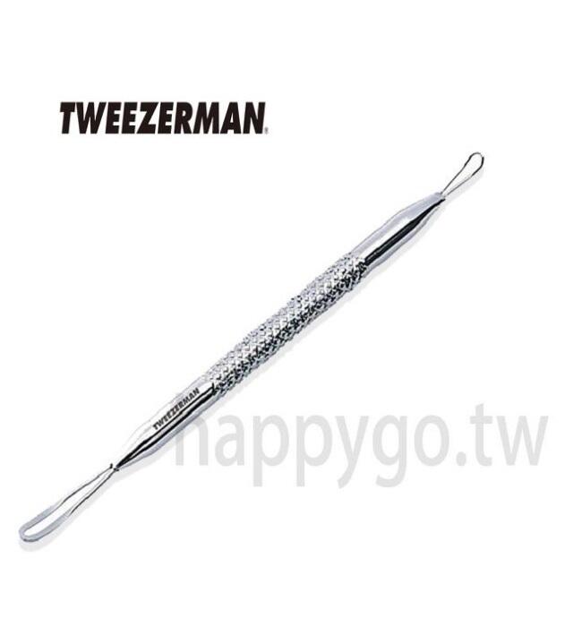 德國 雙人Tweezerman 微之魅 不銹鋼 長11cm 雙頭粉刺棒 青春棒粉刺針 去黑白頭粉刺 2742-R