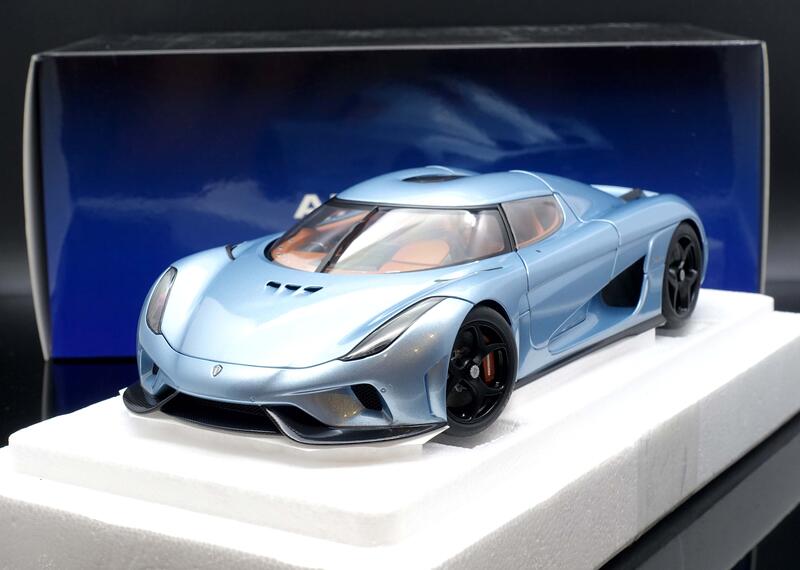 MASH-2館】現貨特價Autoart 1/18 Koenigsegg Regera Horizon Blue