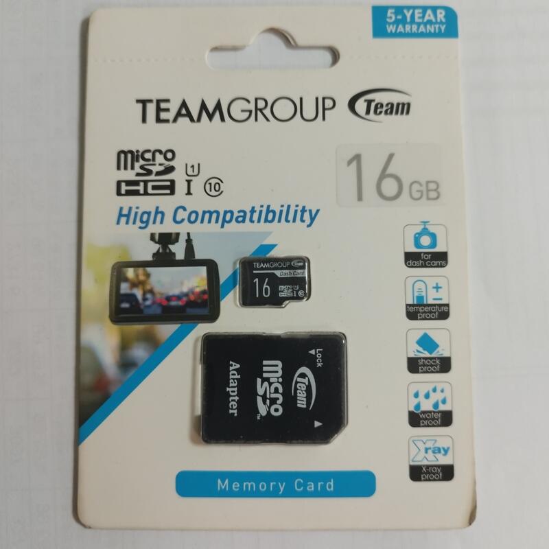 Team 16G 16gb microSD TF C10 記憶卡ADATA