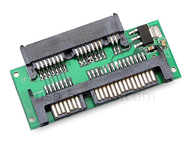 Micro SATA to SATA 可將1.8吋 轉成2.5 or 3.5 吋硬碟