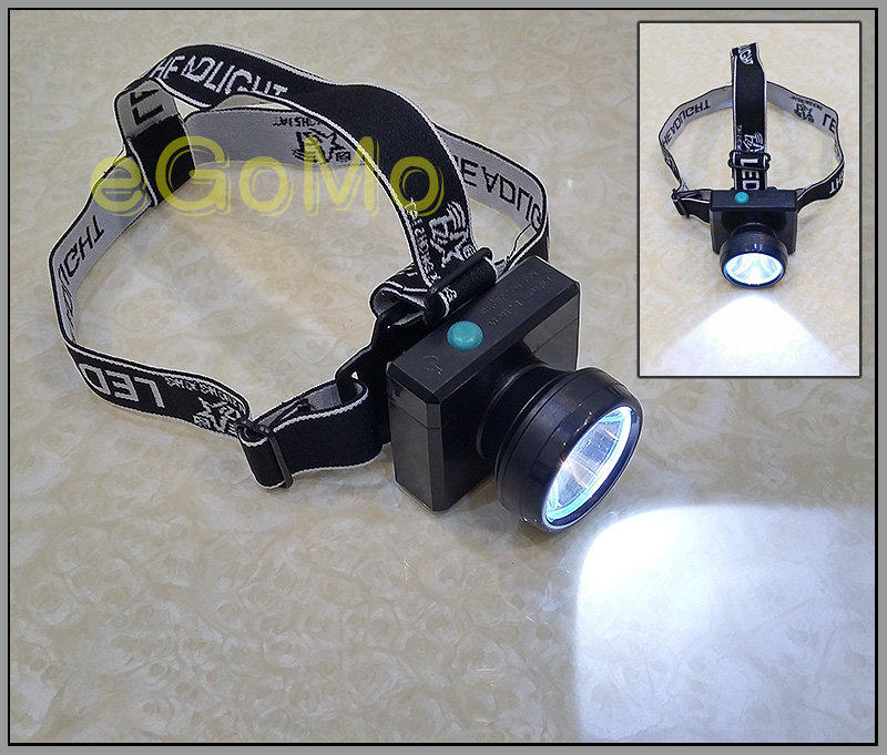 【eGoMo】高防水 超亮充電式 LED 頭戴式頭燈，連續使用長達10小時！