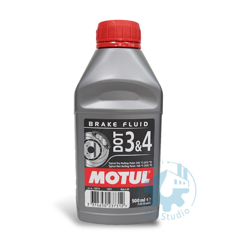 《油工坊》MOTUL Brake Fluid DOT 3 & 4 煞車油 超越原廠規格