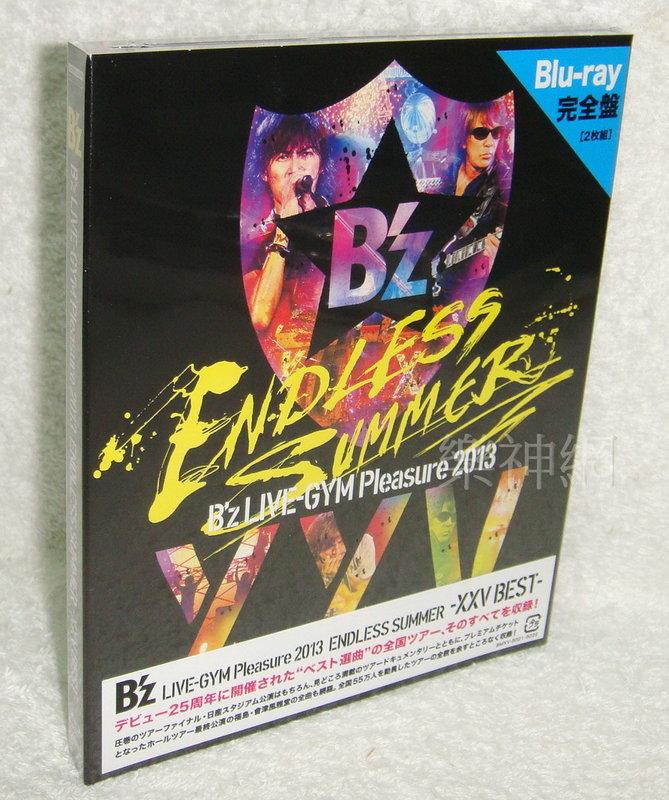 BZ)B'z LIVE GYM Pleasure 2013 ENDLESS SUMMER 日版藍光Blu-ray二枚組 