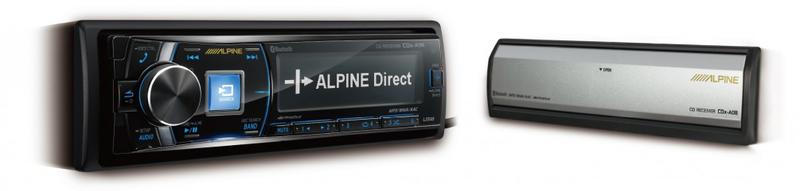 愛音音響館-ALPINE-CDX-A08 CD-R/RW/MP3/AAC/WMA 主機-分離式/隱藏式-公司貨