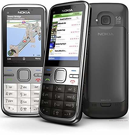 Nokia C5 (空機) 黑色 全新未拆封 3G/4G卡 直立式 老人機