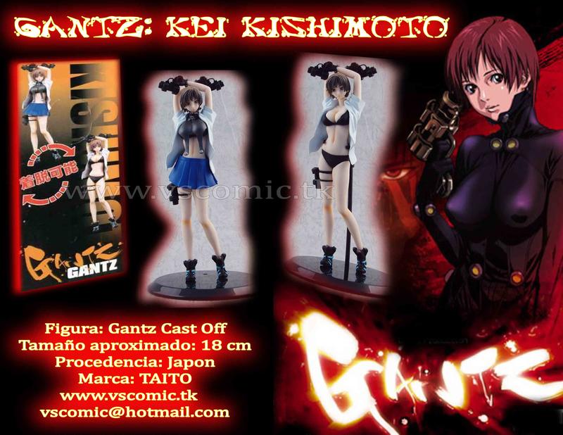 GANTZ 殺戮都市1/12 岸本惠6吋人型Kei Kishimoto 著脫可能﹝無盒