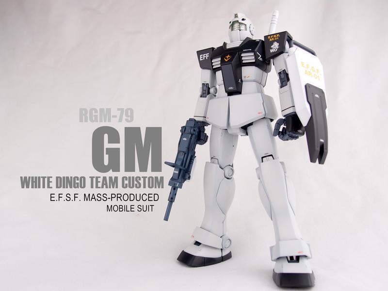 MG RGM-79 GM WHITE DINGO TEAM CUSTOM 塗裝完成品 已售出