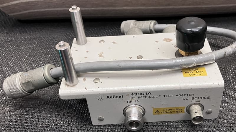 Keysight Agilent 43961A RF Impedance TEST ADAPTER 射頻阻抗測試套件 | 露天市集 | 全台最 ...