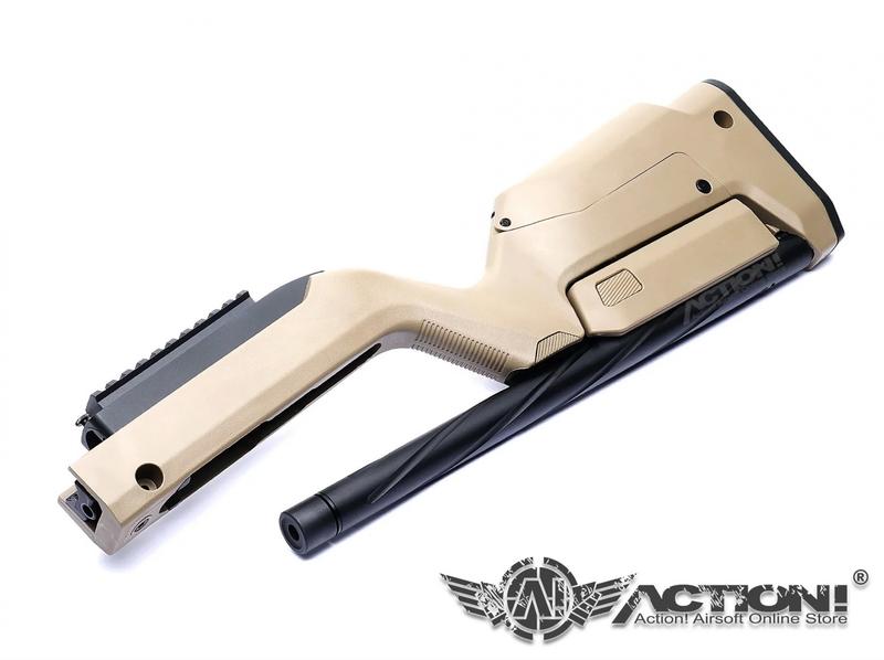 【射手 shooter】Ace 1 Arms - KJ KC02 GBB氣動槍專用 QAS 槍身套件組 (沙/旋管)