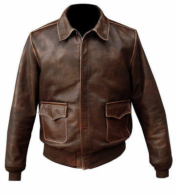 【崇武---CWI】二戰 美軍A-2飛行夾克 皮衣外套 純正牛皮製 原廠舊化款 預購