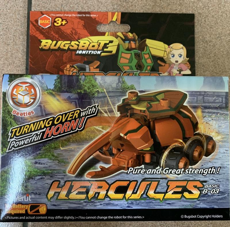 小猴子玩具鋪~全新正版㊣~BUGSBOT 超甲蟲戰記 基本款系列 B-03 大力士~特價:299元/組