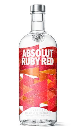 Absolut Vodka 絕對伏特加 RUBY RED、1L、空瓶