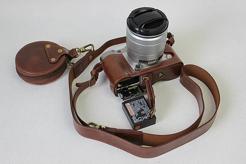 BUY360-富士 Fujifilm相機皮套XA3/XA2/XM2/XA10/XA5/XA20微單包底座拆電池攝影包 [