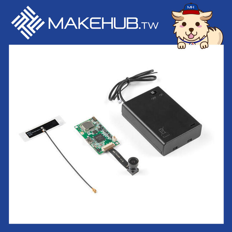 MakeHub附發票Amp'ed RF WiFi Camera Module - WFV3918攝像頭模塊