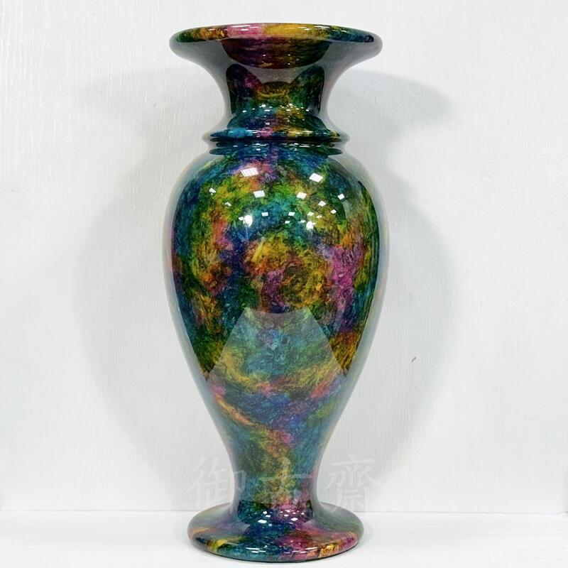 台湾　七彩玉花瓶　【新品】 台湾七彩玉花瓶【新品】