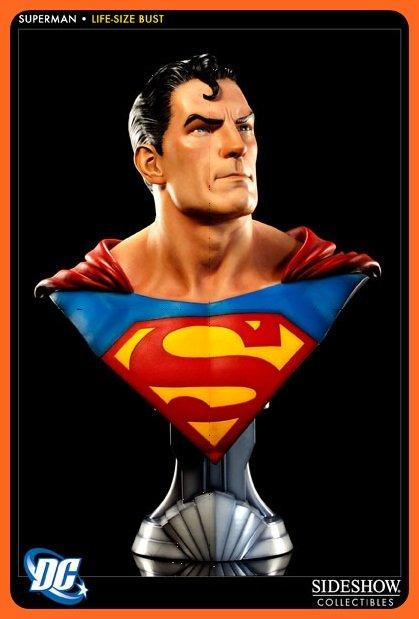 (缺貨)《萌倉庫》【美版預約】Sideshow 超人半身胸像 Superman 1/1 約76cm GK
