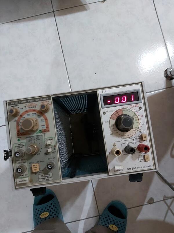 (己售出) Tektronic TM503模組電源箱(正常) + DM502 (正常) + PG502(故障)