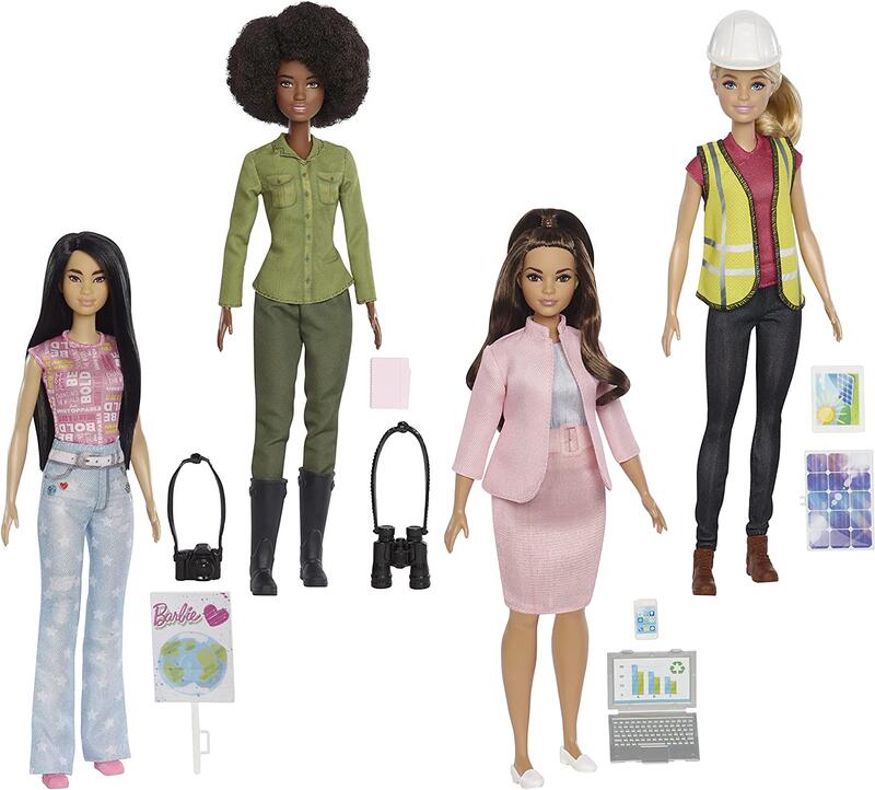 芭比 套裝 4款 娃娃 再生能源 環保 領袖 barbie Eco-Leadership