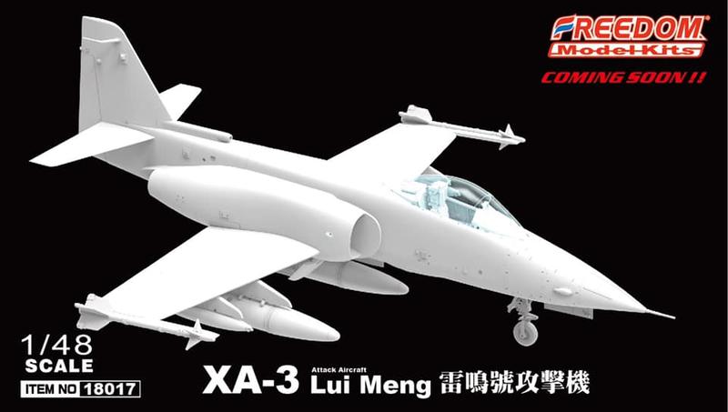 Freedom 18017 1/48 XA-3雷鳴攻擊機，單座含對地武裝，海報+金屬空速管
