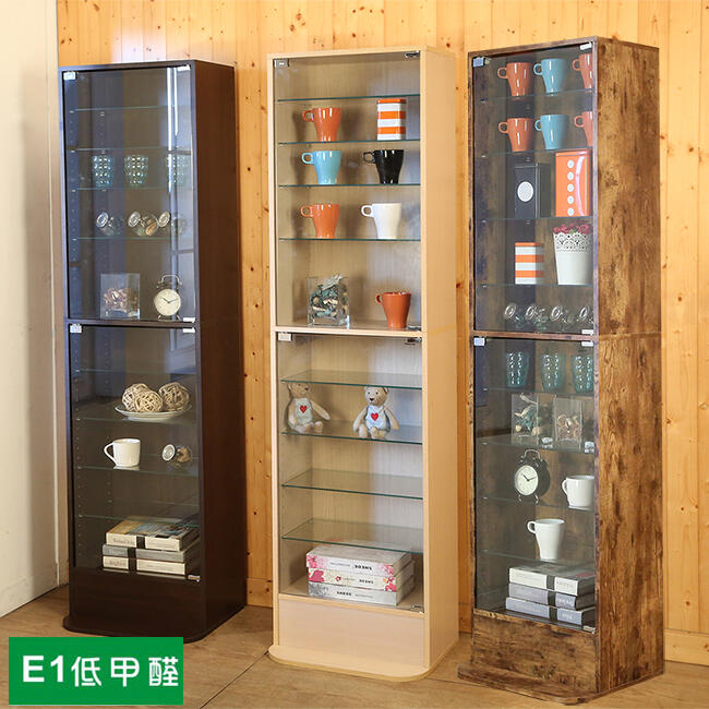 MIT台灣製公仔櫃《百嘉美2》低甲醛活動玻璃隔板180cm展示櫃(3色)/書櫃 收納櫃 玻璃櫃 模型櫃 置物櫃BO034