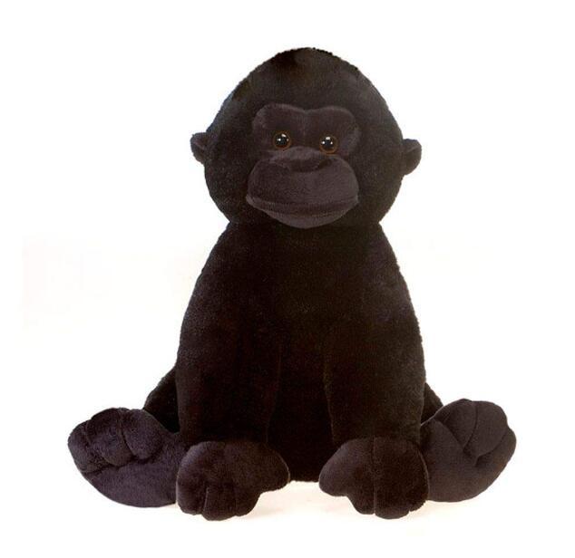 14481c 日本進口 限量品 好品質 可愛柔順 黑猩猩 靈長類 動物絨毛絨玩偶抱枕娃娃擺件裝飾品禮品