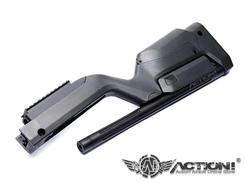 【射手 shooter】Ace 1 Arms - KJ KC02 GBB氣動槍專用 QAS 槍身套件組 (黑/直管)