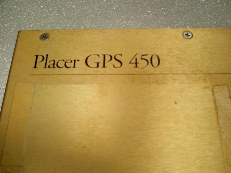 二手PLACER GPS 450導航主機(當測試報帳品)