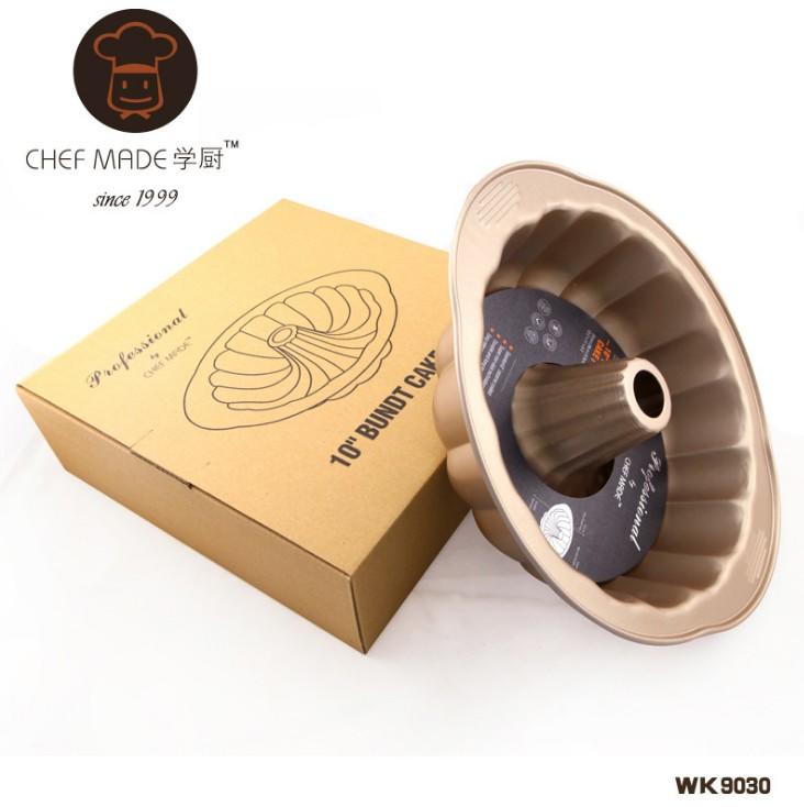 『天天烘培』【Chefmade學廚】10寸香檳金南瓜形蛋糕麵包模具CO9030-6358